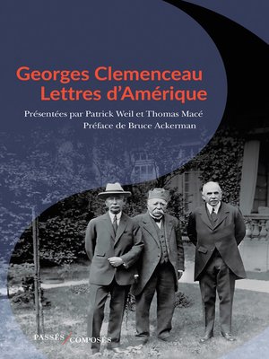cover image of Georges Clemenceau. Lettres d'Amérique